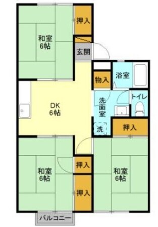 北総ビレッジ Bの物件間取画像